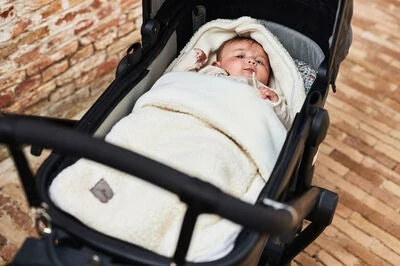 Jollein Teddy Vognpose Babybilstol, Cream White - Bilde 2