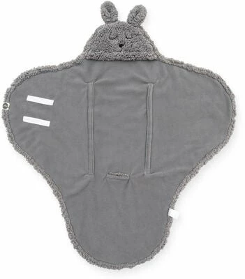 Jollein Bunny Omslagsvognpose, Storm Grey - Bilde 3