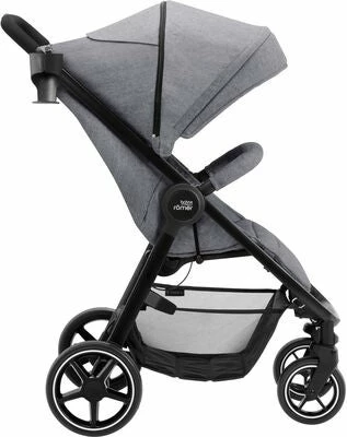 Britax Römer B-Agile M Sportsvogn, Elephant Grey - Bilde 4