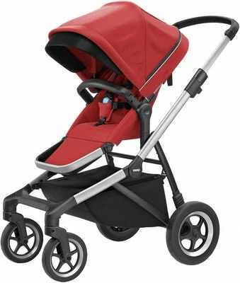 Thule Sleek Sportsvogn, Energy Red