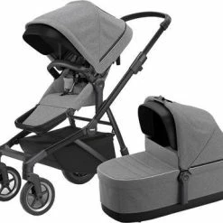 Thule Sleek Duovogn, Black/Grey Melange
