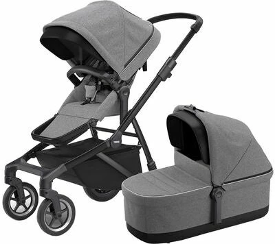 Thule Sleek Duovogn, Black/Grey Melange