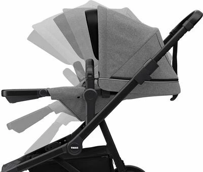 Thule Sleek Duovogn, Black/Grey Melange - Bilde 7