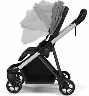 Thule Shine Sportsvogn, Grey Melange/Aluminum - Bilde 3