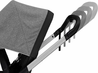 Thule Shine Sportsvogn, Grey Melange/Aluminum - Bilde 4