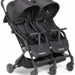 Beemoo Easy Fly Twin Søsken- & Tvillingvogn, Black
