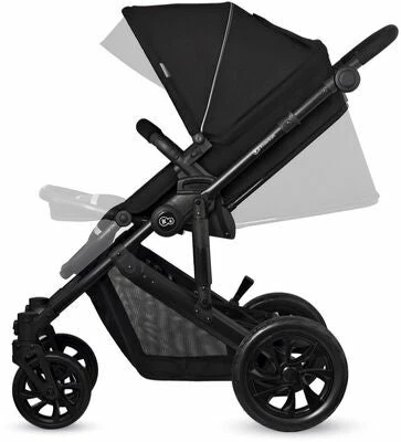 Kinderkraft Prime Duovogn, Black - Bilde 10