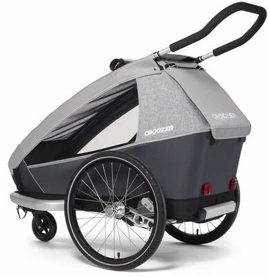Croozer Kid Keeke 1 Sykkelvogn Grå/Mørkegrå - Bilde 5