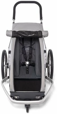 Croozer Kid Keeke 1 Sykkelvogn Grå/Mørkegrå - Bilde 6