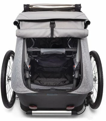 Croozer Kid Keeke 1 Sykkelvogn Grå/Mørkegrå - Bilde 10