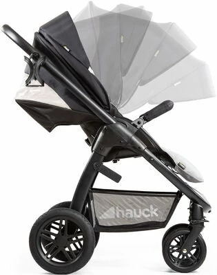 Hauck Saturn R Sportsvogn, Caviar/Stone - Bilde 4