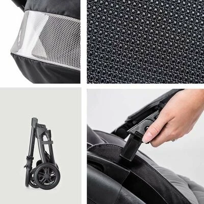 Hauck Saturn R Sportsvogn, Caviar/Stone - Bilde 18