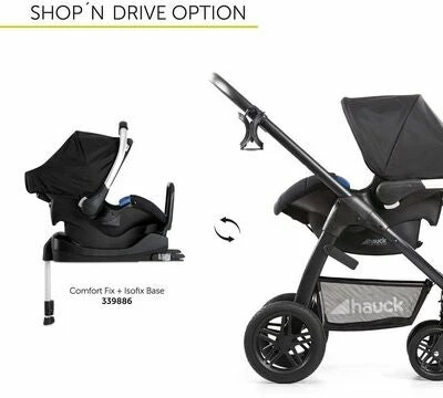 Hauck Saturn R Sportsvogn, Caviar/Stone - Bilde 12