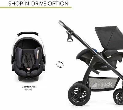 Hauck Saturn R Sportsvogn, Caviar/Stone - Bilde 11