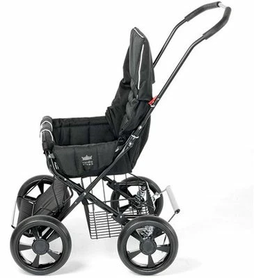 Nordic Crown Twinsitty Søskenvogn, Mørkegrå Melange - Bilde 3