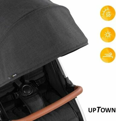 Hauck Uptown Sportsvogn, Black Melange - Bilde 23