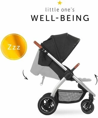 Hauck Uptown Sportsvogn, Black Melange - Bilde 21