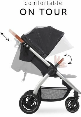 Hauck Uptown Sportsvogn, Black Melange - Bilde 20