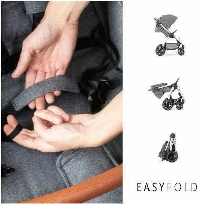 Hauck Uptown Sportsvogn, Grey Melange - Bilde 16