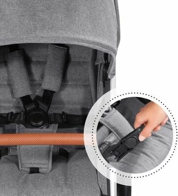 Hauck Uptown Sportsvogn, Grey Melange - Bilde 17