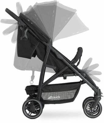 Hauck Rapid 4R Plus Sportsvogn, Black - Bilde 6