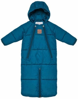 Nordbjørn Snowy Vognpose 2-in-1, Blue Coral