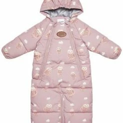 Petite Chérie Babydress Vognpose Winter Owl, Woodrose