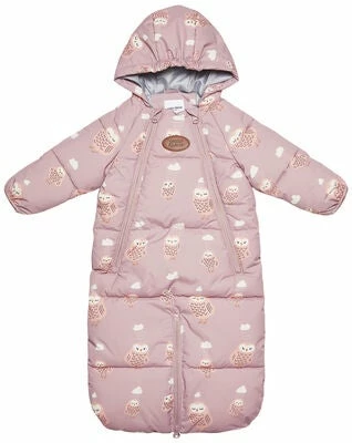 Petite Chérie Babydress Vognpose Winter Owl, Woodrose