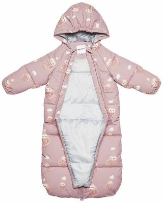 Petite Chérie Babydress Vognpose Winter Owl, Woodrose - Bilde 2