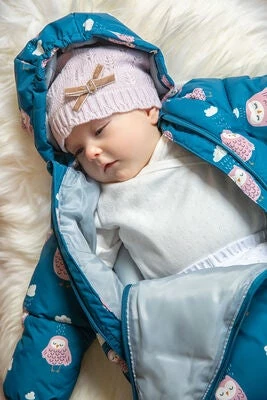 Petite Chérie Babydress Vognpose Winter Owl, Woodrose - Bilde 4