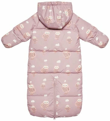 Petite Chérie Babydress Vognpose Winter Owl, Woodrose - Bilde 5