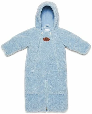Petite Chérie Blanche Vognpose 2-in-1 Teddy, Blue Fog