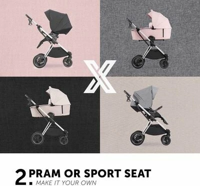 Hauck Vegas Sulky, Charcoal - Bilde 18