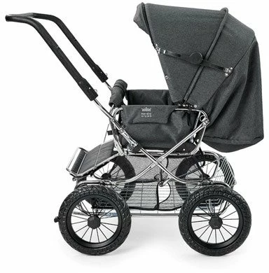 Nordic Crown Tillsammans Søskenvogn, Mørkegrå Melange - Bilde 5