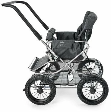 Nordic Crown Tillsammans Søskenvogn, Mørkegrå Melange - Bilde 6