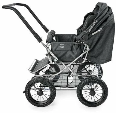 Nordic Crown Tillsammans Søskenvogn, Mørkegrå Melange - Bilde 7