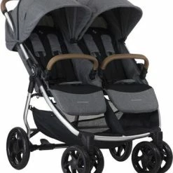 Crescent Duo Lightway Tvillingvogn, Grey Melange