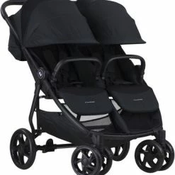 Crescent Duo Lightway Tvillingvogn, Black