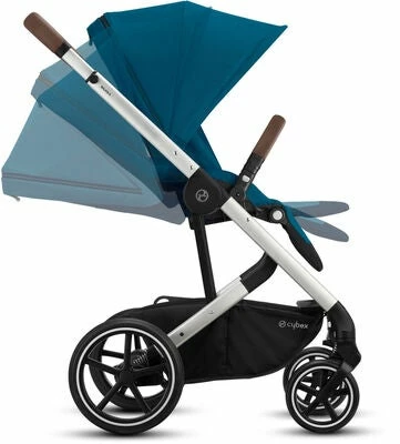 Cybex Balios S Lux Sportsvogn, Silver/River Blue - Bilde 4