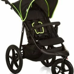 Hauck Runner Joggevogn, Svart/Neongul