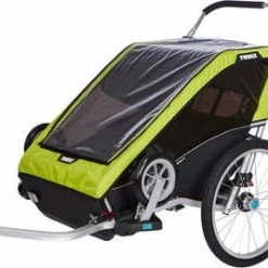Thule Chariot Cheetah XT 2 Sykkelvogn, Chartreuse/Black