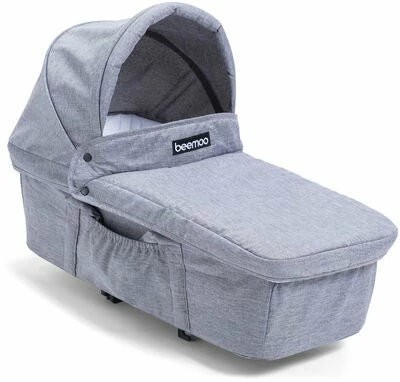 Beemoo Swing+ Søskenvogn Inkl. Liggedel, Grey Melange - Bilde 13