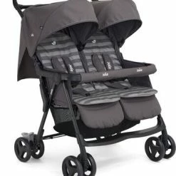 Joie Aire Twin Søsken- & Tvillingvogn, Dark Pewter