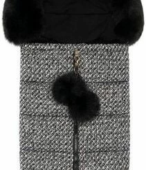 Bjällra Of Sweden Minivognpose, Black Tweed