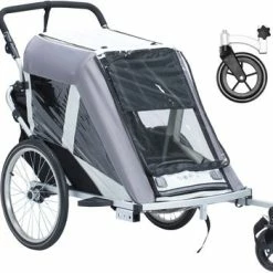 North 13.5 Roadster+ Med Stroller Wheel Og Regntrekk, Grå