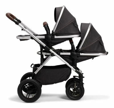 Petite Chérie Excellence 2 Søskenvogn, Black Melange - Bilde 3