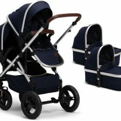 Petite Chérie Excellence 2 Tvillingvogn, Navy Melange