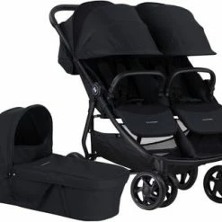 Crescent Duo Lightway Søskenvogn, Black