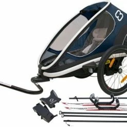 Hamax Outback One Inkl. Skisett, Navy/White