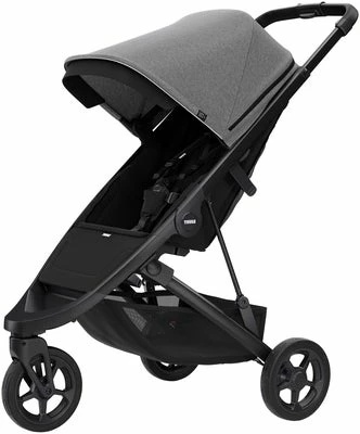 Thule Spring Sportsvogn, Grey Melange/Black